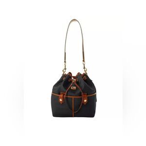 New Dooney & Bourke Nylon Wayfarer Hobo Bag in Black and Brown
